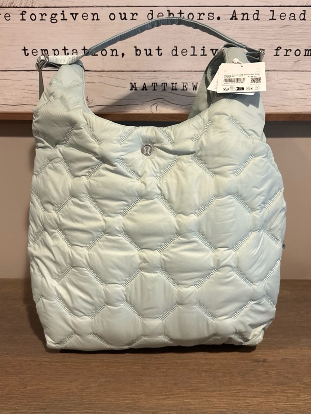 lululemon athletica Mint Quilted Shoulder Bag